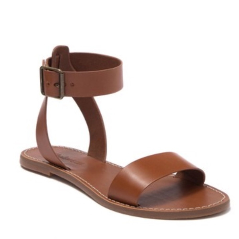 NWB MADEWELL Boardwalk ankle-strap sandal